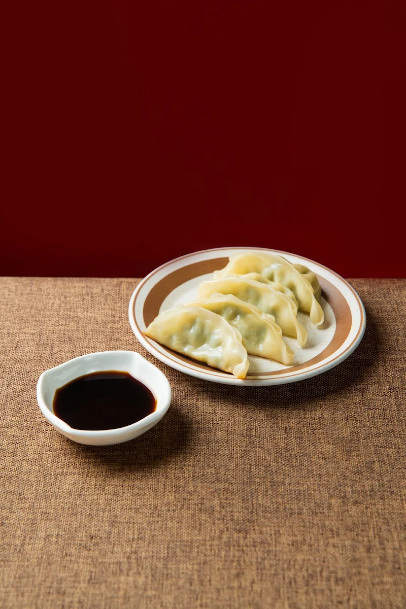 seafood fried dumplings海鮮菲菜煎饺, Upstairs Hot Pot (Richmond)
